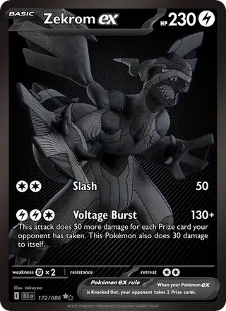 Zekrom ex #172 Black Bolt PSA 10