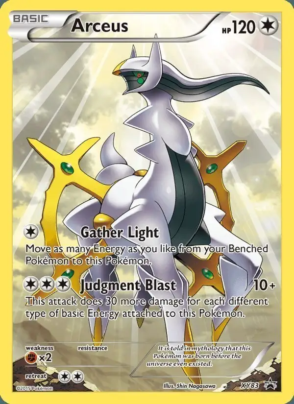 Arceus #XY83 XY Black Star Promos PSA 10