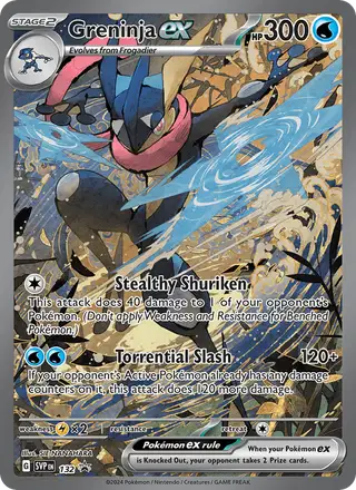 Greninja ex #132 SVP Black Star Promos PSA 10
