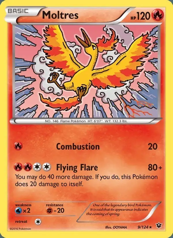 Moltres #9 Fates Collide PSA 10
