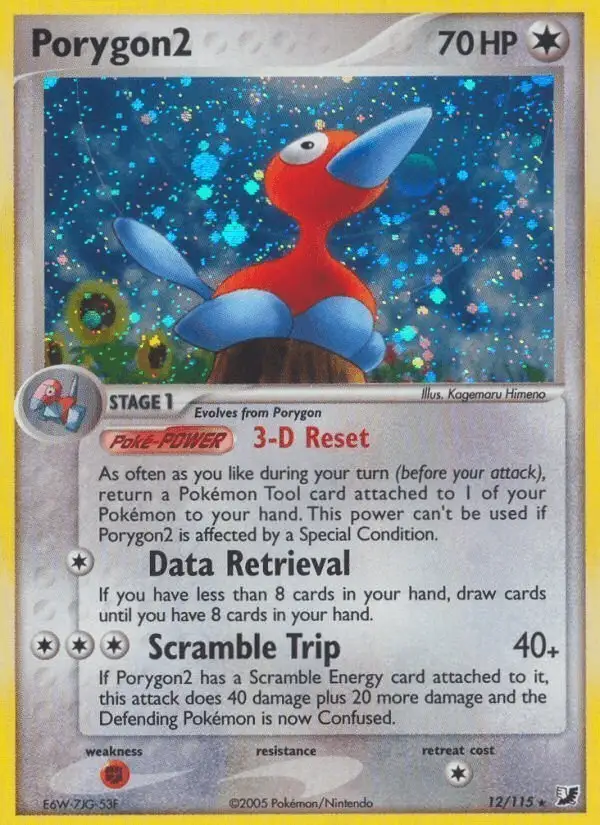 Porygon2 #12 Unseen Forces PSA 10