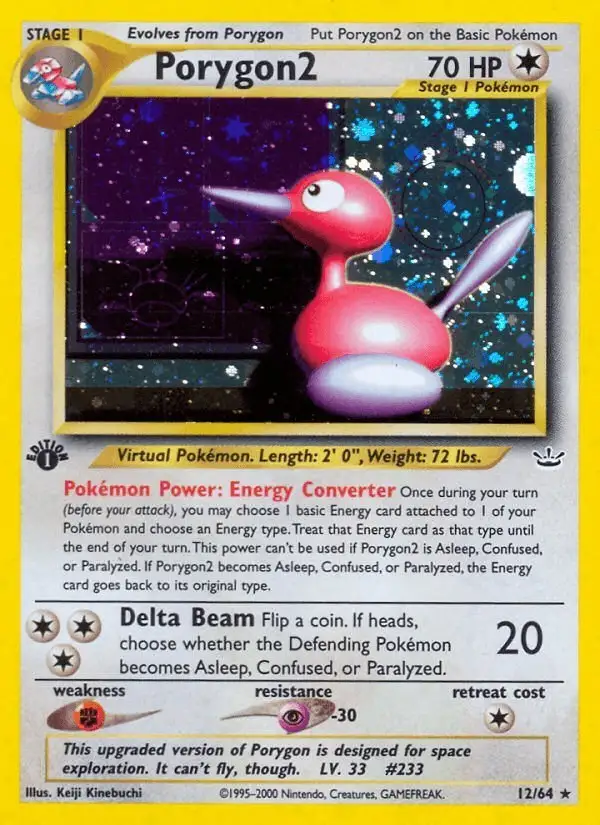Porygon2 #12 Neo Revelation PSA 10