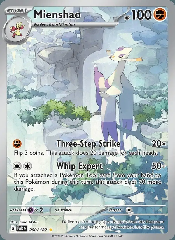 Mienshao #200 Paradox Rift PSA 10
