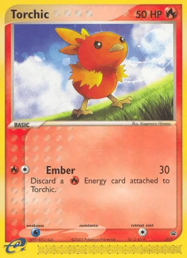 Torchic #17 Nintendo Black Star Promos PSA 10