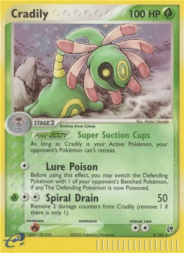 Cradily #3 Sandstorm PSA 10