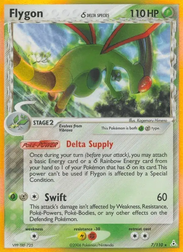 Flygon δ #7 Holon Phantoms PSA 10
