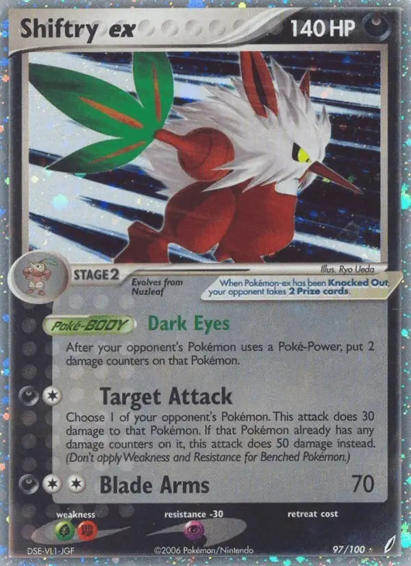 Shiftry ex #97 Crystal Guardians PSA 10