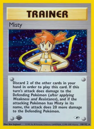 Misty #18 Gym Heroes PSA 10