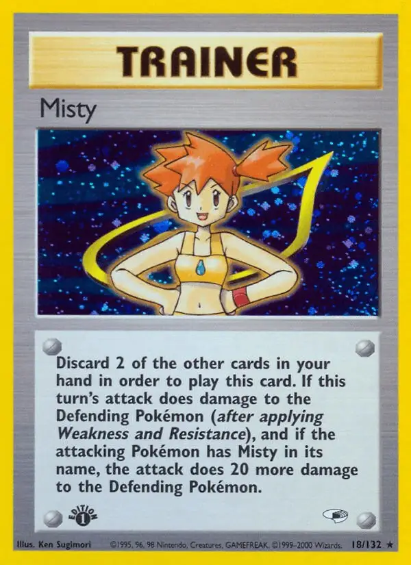 Misty #18 Gym Heroes PSA 10