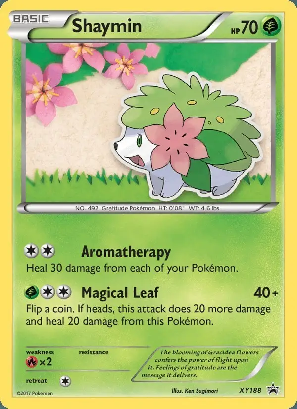 Shaymin #XY188 XY Black Star Promos PSA 10
