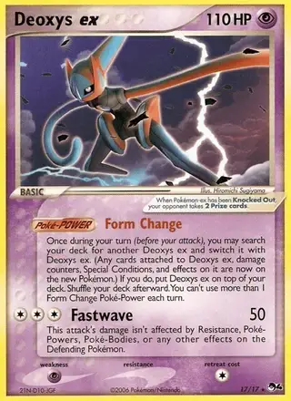 Deoxys ex #17 POP Series 4 PSA 10
