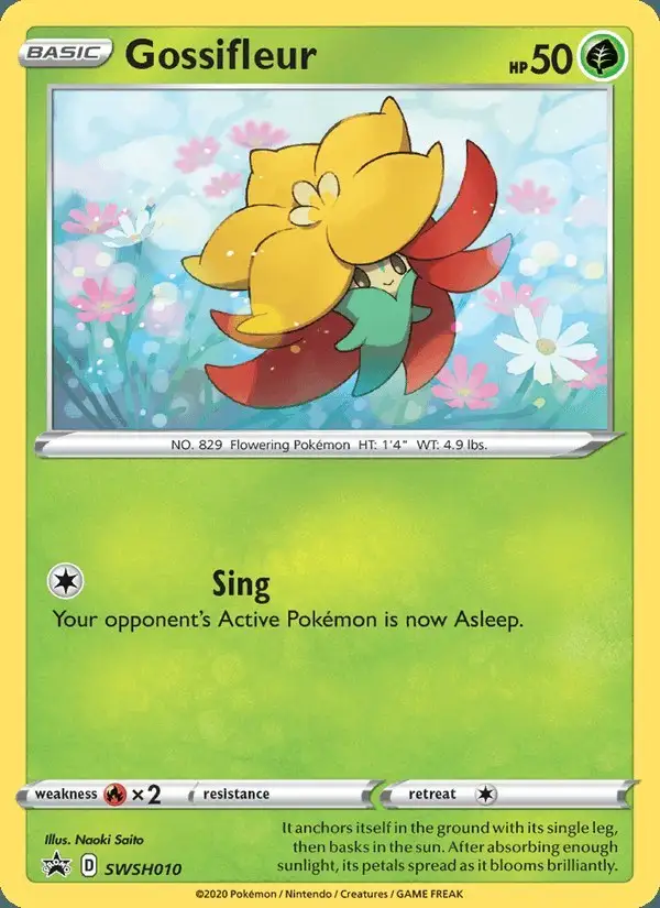 Gossifleur #SWSH010 SWSH Black Star Promos PSA 10