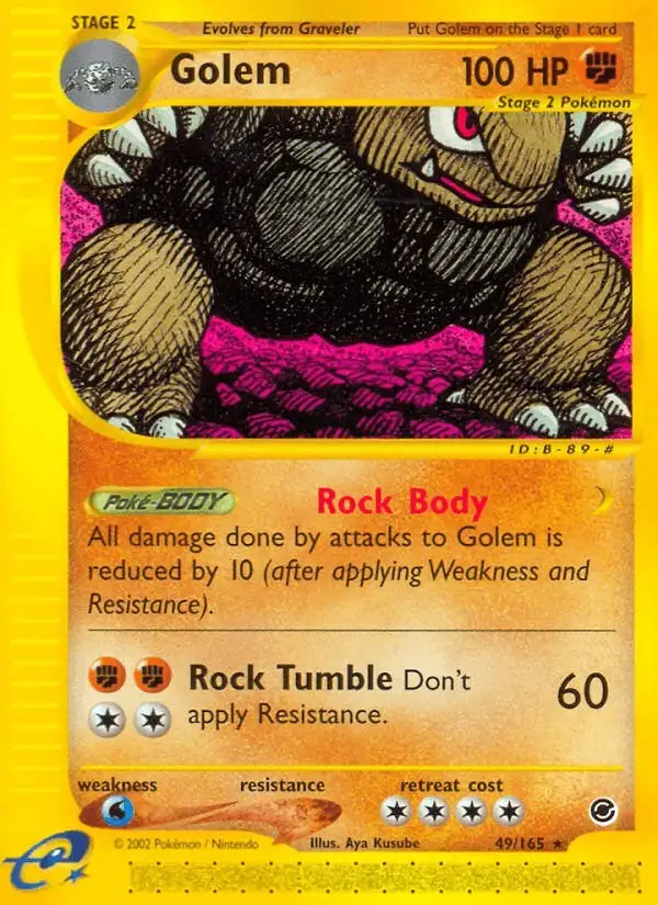 Golem #49 Expedition Base Set PSA 10