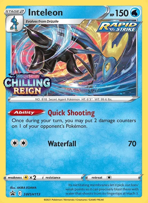 Inteleon #SWSH113 SWSH Black Star Promos PSA 10