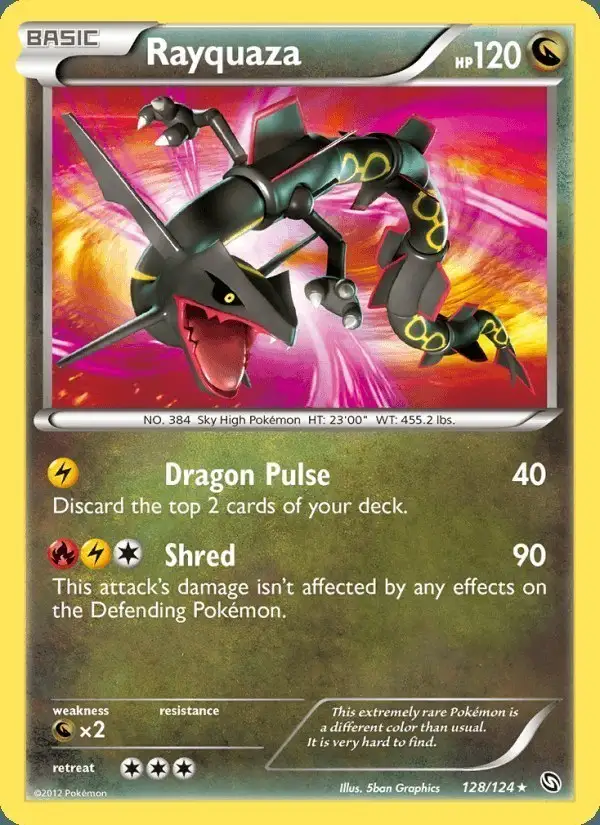 Rayquaza #128 Dragons Exalted PSA 10