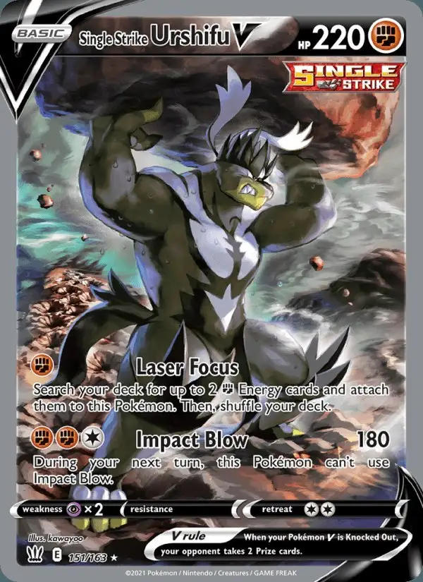 Single Strike Urshifu V #151 Battle Styles PSA 10