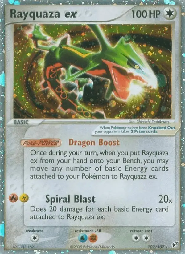 Rayquaza ex #102 Deoxys PSA 10
