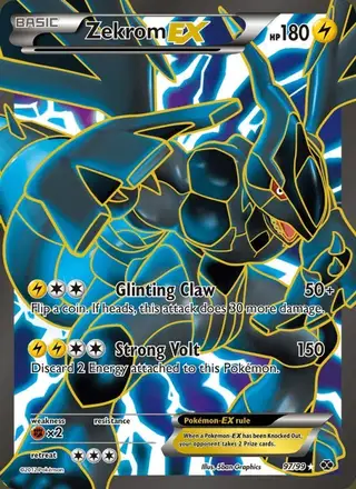 Zekrom-EX #97 Next Destinies PSA 10