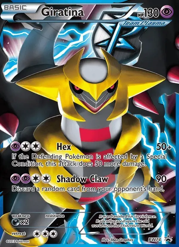 Giratina #BW74 BW Black Star Promos PSA 10