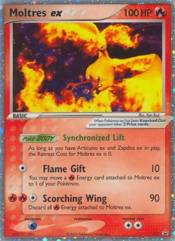 Moltres ex #31 Nintendo Black Star Promos PSA 10