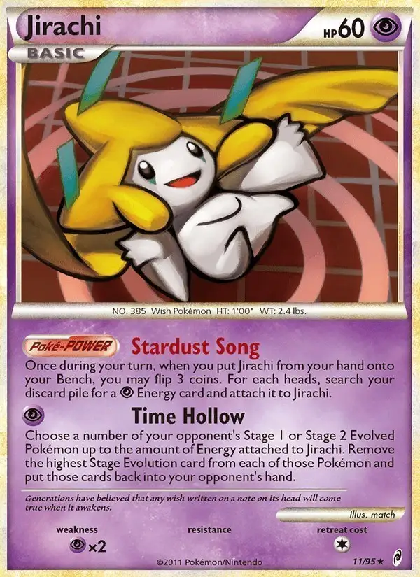 Jirachi #11 Call of Legends PSA 10