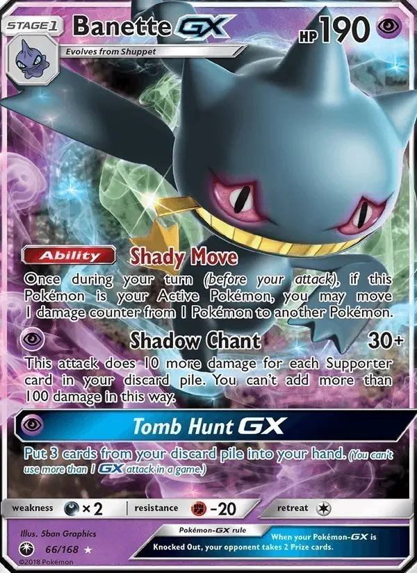 Banette GX #66 Celestial Storm PSA 10