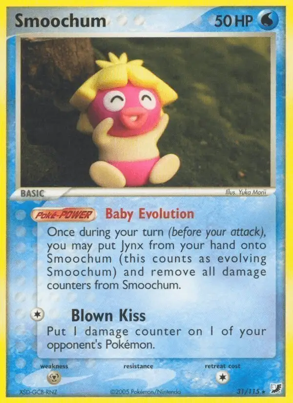 Smoochum #31 Unseen Forces PSA 10