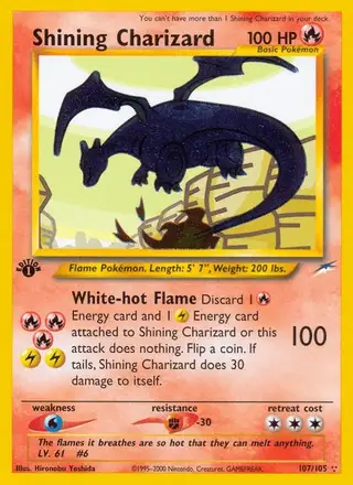 Shining Charizard #107 Neo Destiny PSA 10