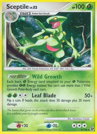 Sceptile #8 Great Encounters PSA 10