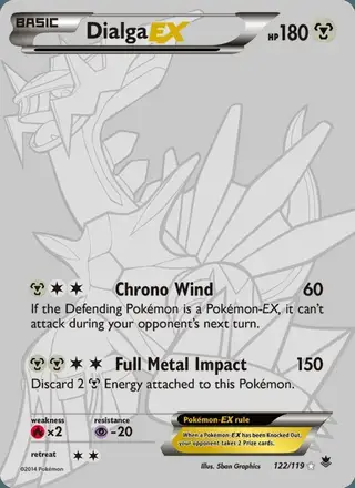 Dialga EX #122 Phantom Forces PSA 10