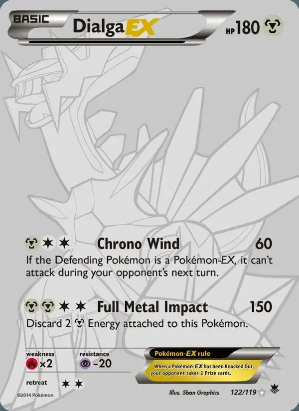 Dialga EX #122 Phantom Forces PSA 10