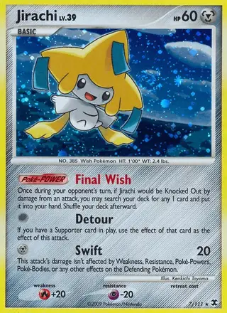 Jirachi #7 Rising Rivals PSA 10
