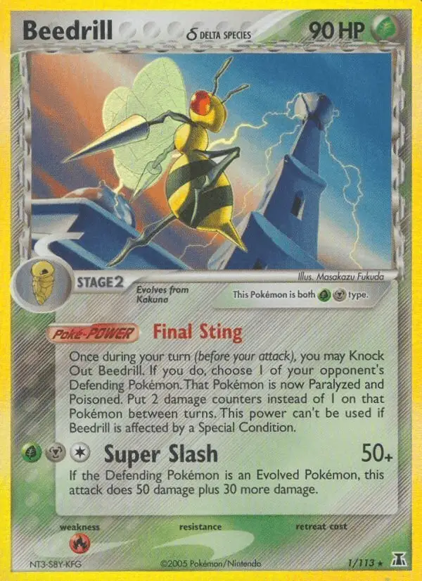 Beedrill δ #1 Delta Species PSA 10