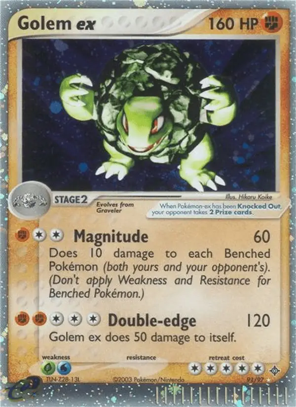 Golem ex #91 Dragon PSA 10