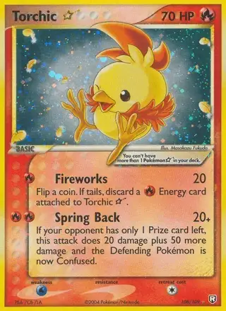 Torchic ☆ #108 Team Rocket Returns PSA 10