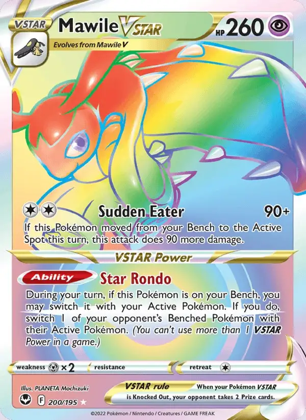 Mawile VSTAR #200 Silver Tempest PSA 10