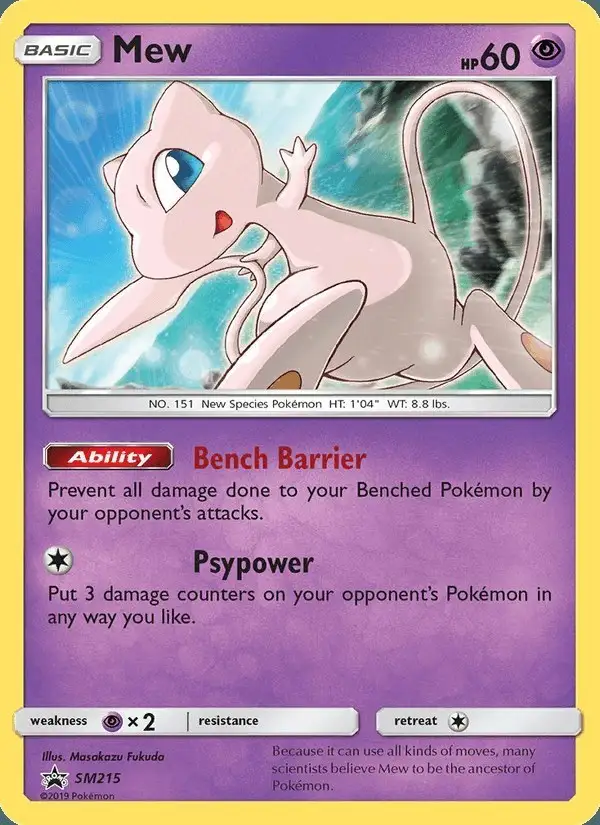 Mew #SM215 SM Black Star Promos PSA 10