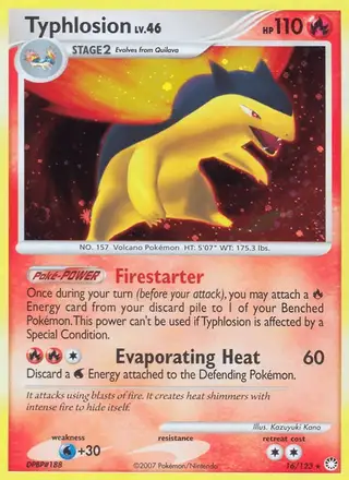 Typhlosion #16 Mysterious Treasures PSA 10
