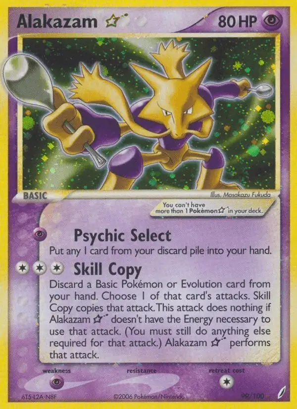 Alakazam ☆ #99 Crystal Guardians PSA 10