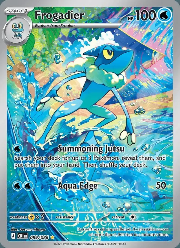 Frogadier #089 Chaos Rising PSA 10