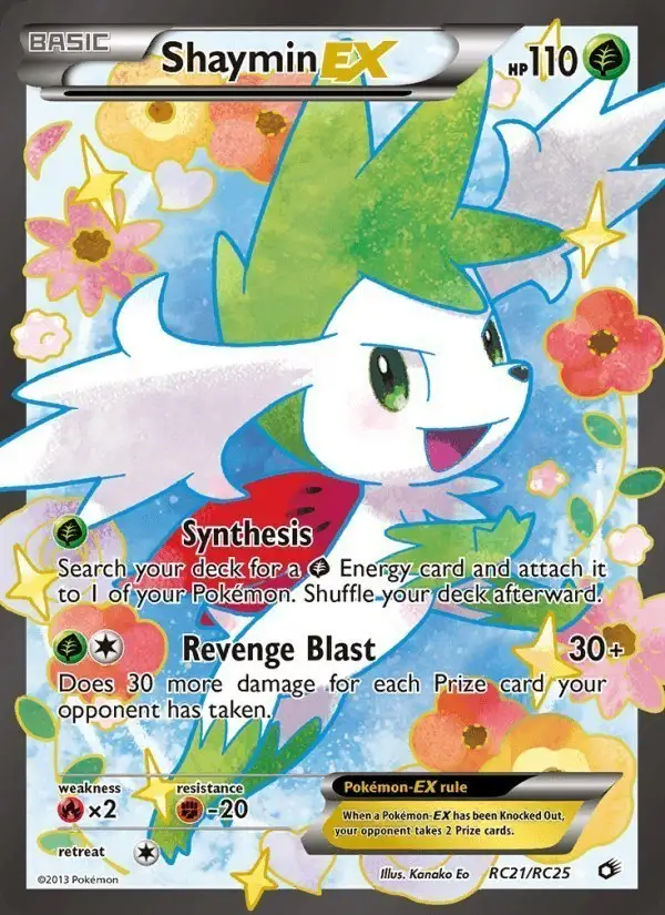 Shaymin-EX #RC21 Legendary Treasures PSA 10