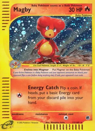 Magby #17 Expedition Base Set PSA 10