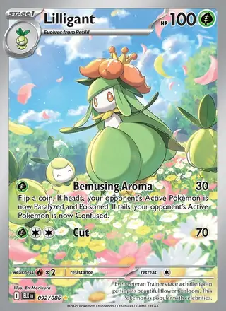 Lilligant #092 Black Bolt PSA 10