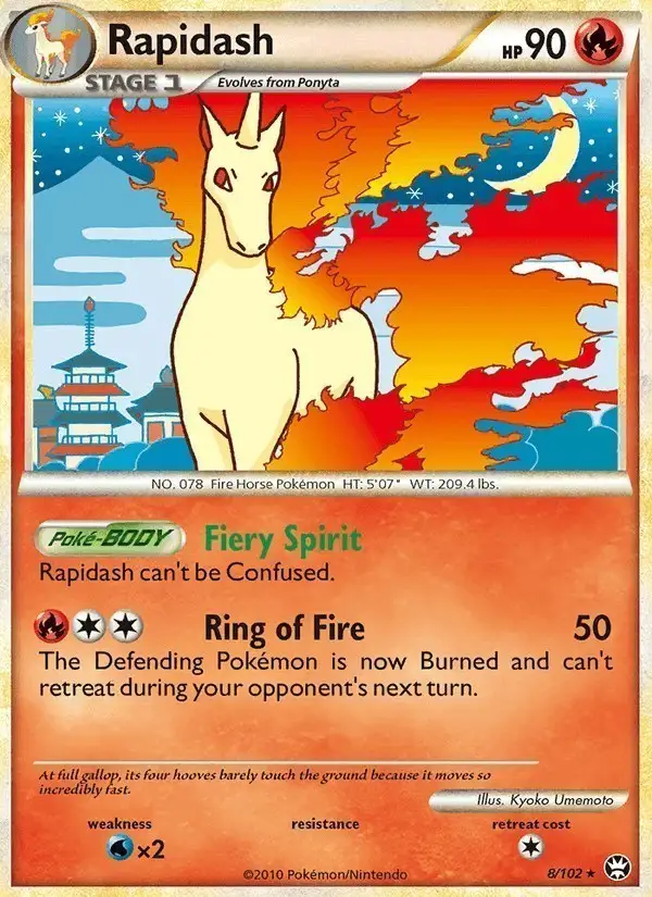 Rapidash #8 Triumphant PSA 10