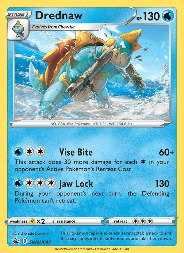 Drednaw #SWSH047 SWSH Black Star Promos PSA 10