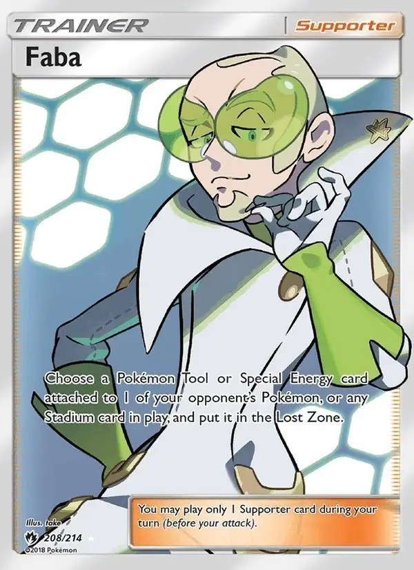 Faba #208 Lost Thunder PSA 10