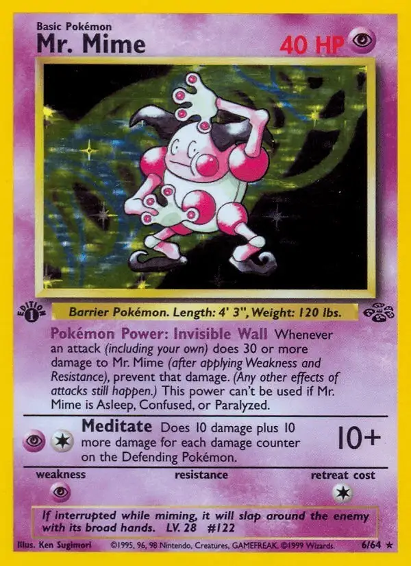 Mr. Mime #6 Jungle PSA 10