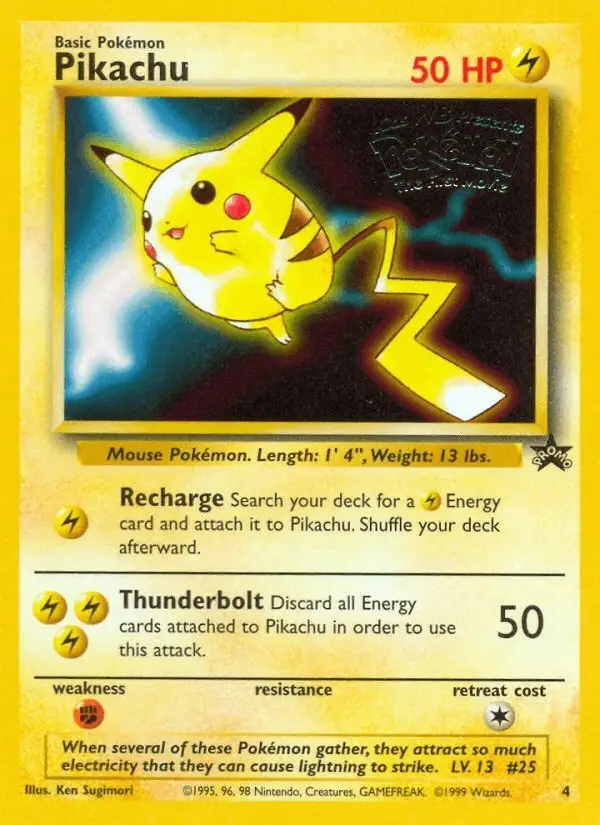 Pikachu #4 Wizards Black Star Promos PSA 10