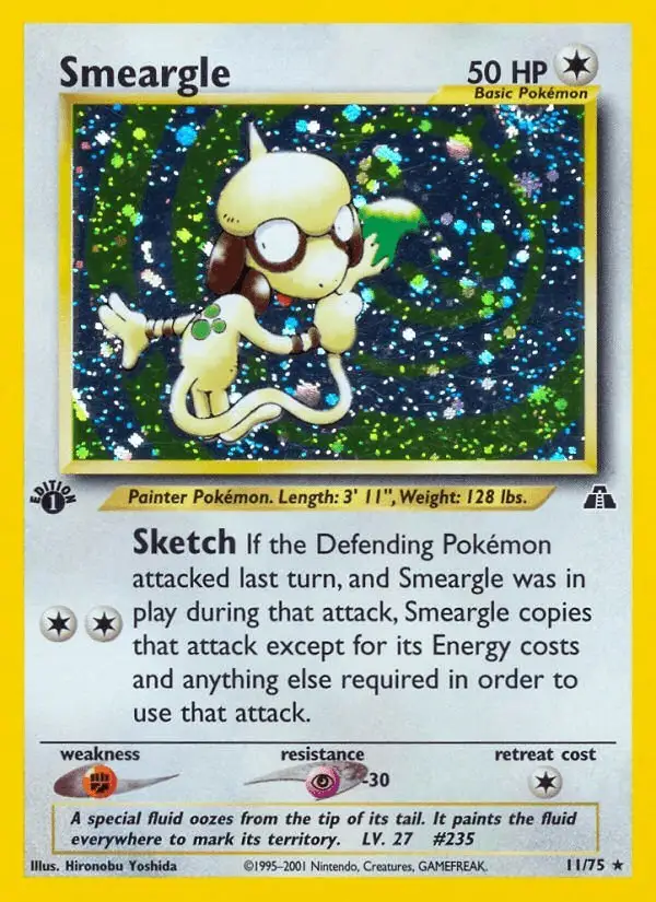 Smeargle #11 Neo Discovery PSA 10