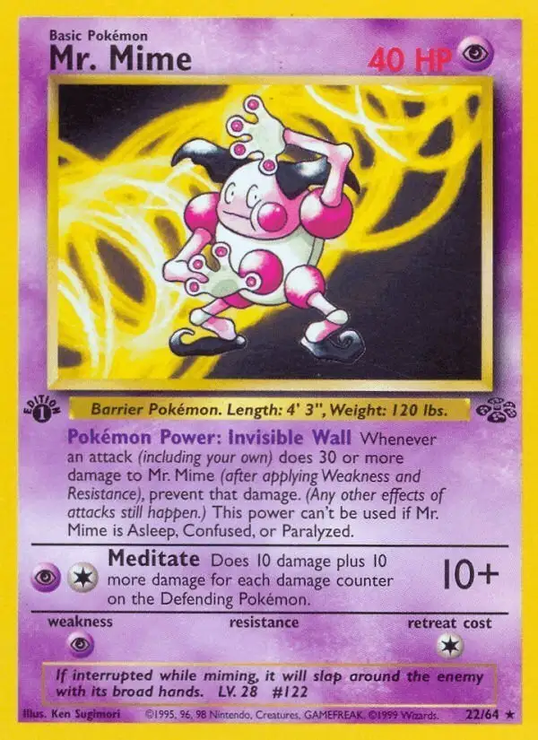 Mr. Mime #22 Jungle PSA 10